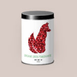 Organic Green Pomegranate Loose Leaf Tea Tin