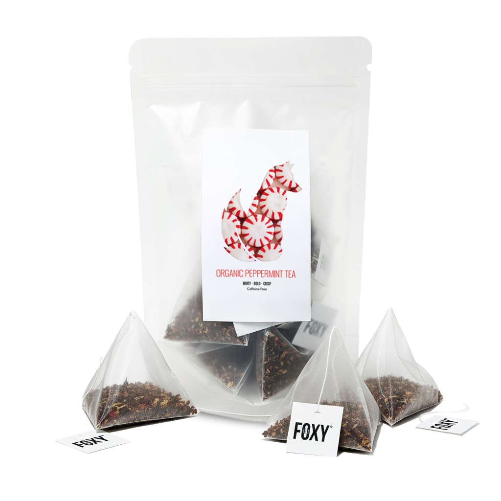 Organic Peppermint Loose Leaf Tea Bags