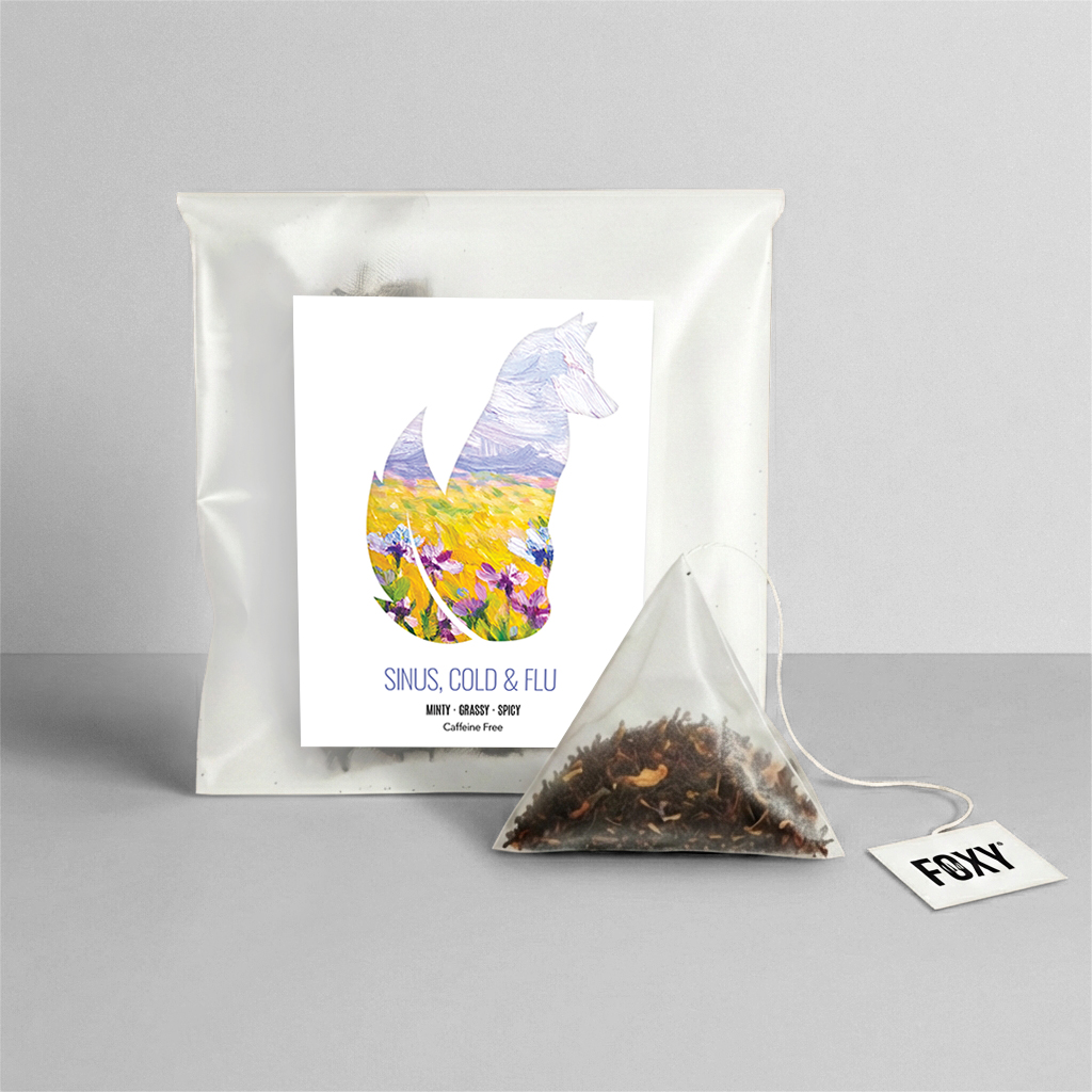 Sinus Cold Flu Single Serve Pyramid Tea