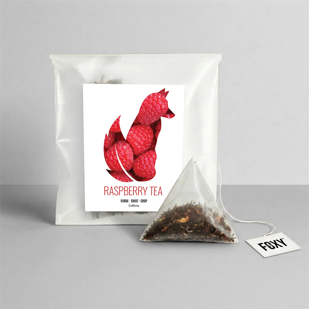 Spring Bloom Tea Collection Raspberry Single Serve Pyramid Tea