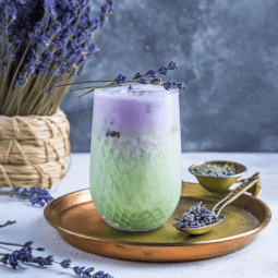 Lavender Matcha Latte