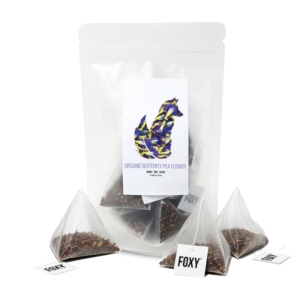 Organic Butterfly Peaflower Loose Leaf Tea Bags