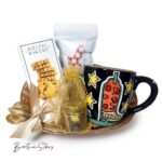 Tea and cookies gift basket boots-n-stars