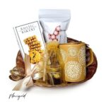 Tea and cookies gift basket marigold