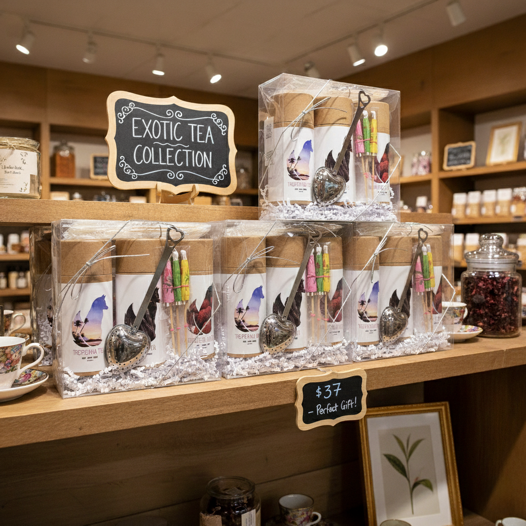 Exotic Tea Collection - Lychee Tea, Tropicana Tea, Vanilla Tea