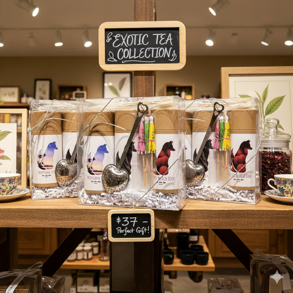 Exotic Tea Collection - Lychee Tea, Tropicana Tea, Vanilla Tea