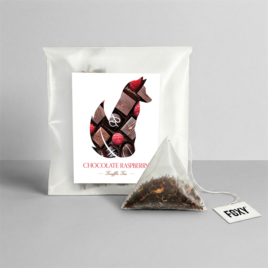Chocolate Raspberry Truffle Single Serve Pyramid Tea Chocolate Raspberry Truffle Single Serve Pyramid Tea