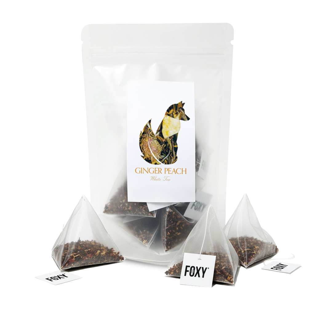 Ginger Peach White Tea Sachets