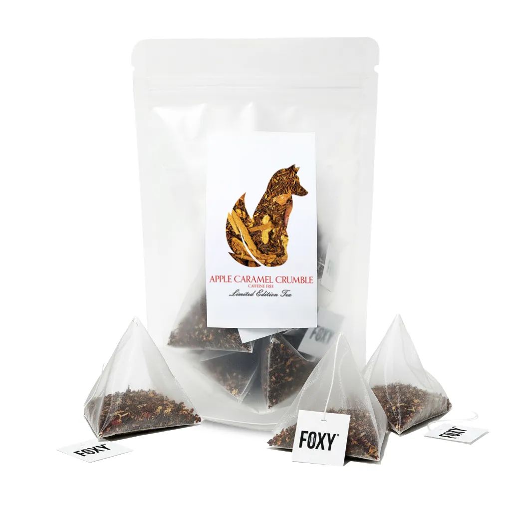 Caffeine-Free Apple Caramel Crumble Tea Sachets