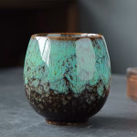 Teal Yerba Mate Cup