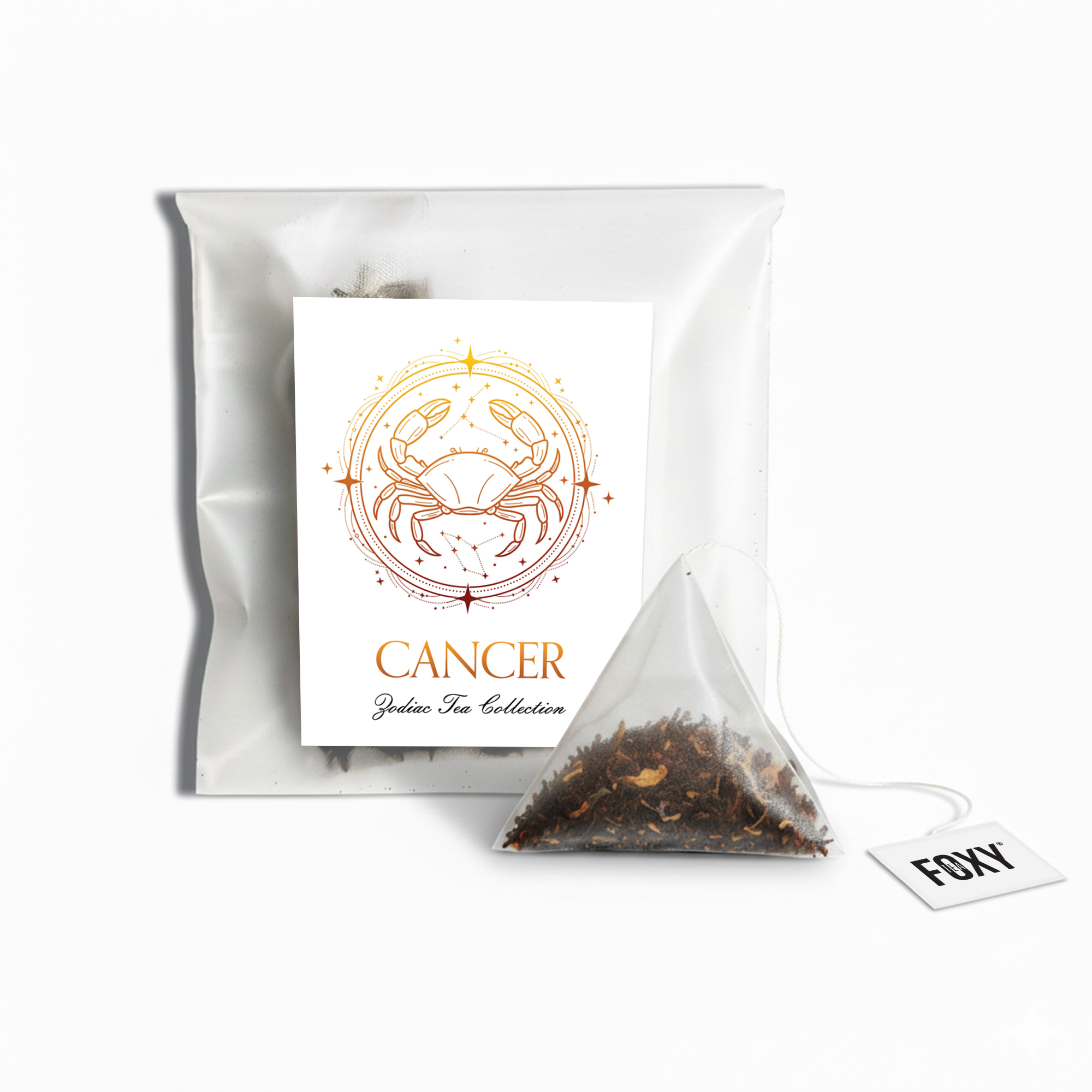 Tea Storage Box for Foxy Tea Single Serve Tea Bags Cancer Single Serve Loose Leaf Pyramid Tea Bag