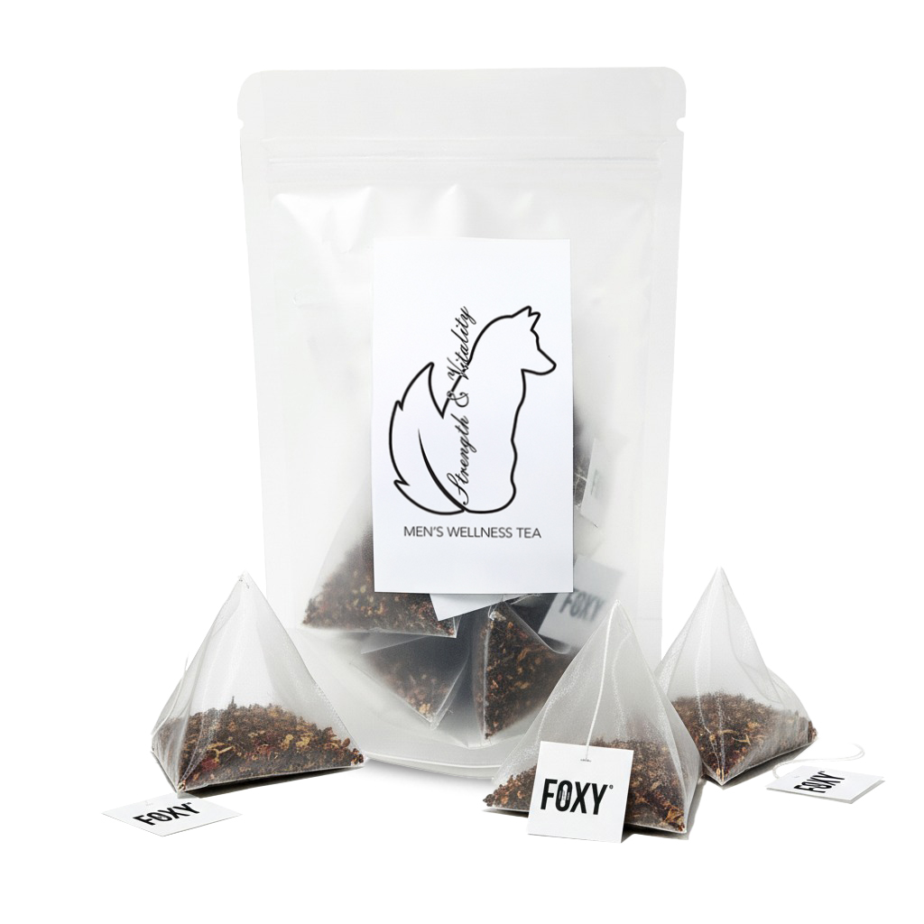 Single Tea Bag - Strength + Vitality - Men's Wellness Tea 15 Sachets Tea Bags - Strength + Vitality - Men's Wellness Tea