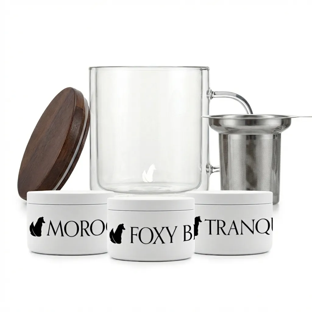 double walled tea mug with infuser